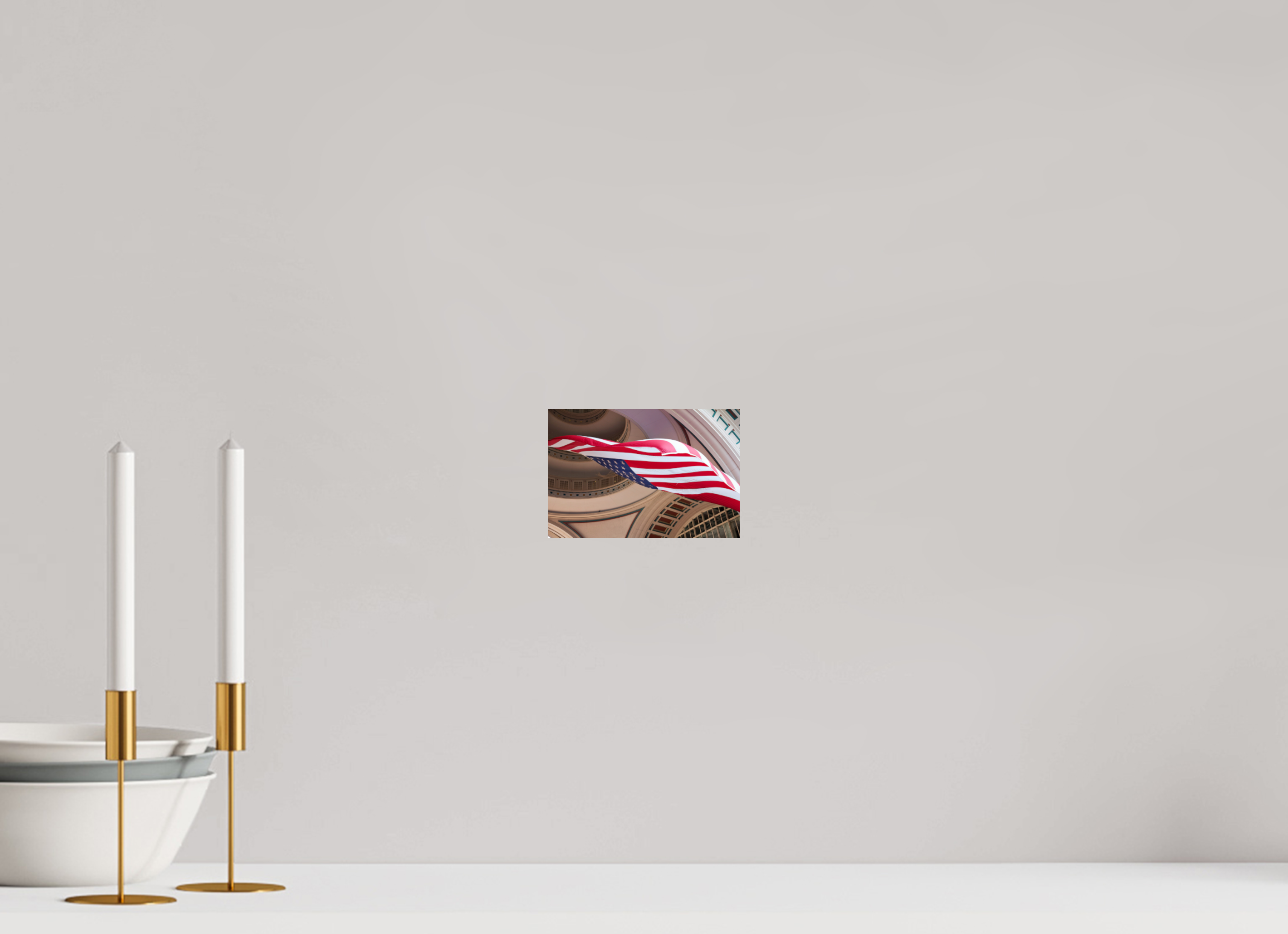 6 x 4″, Photo Print On Fuji Crystal DP II Boston Harbour Flag