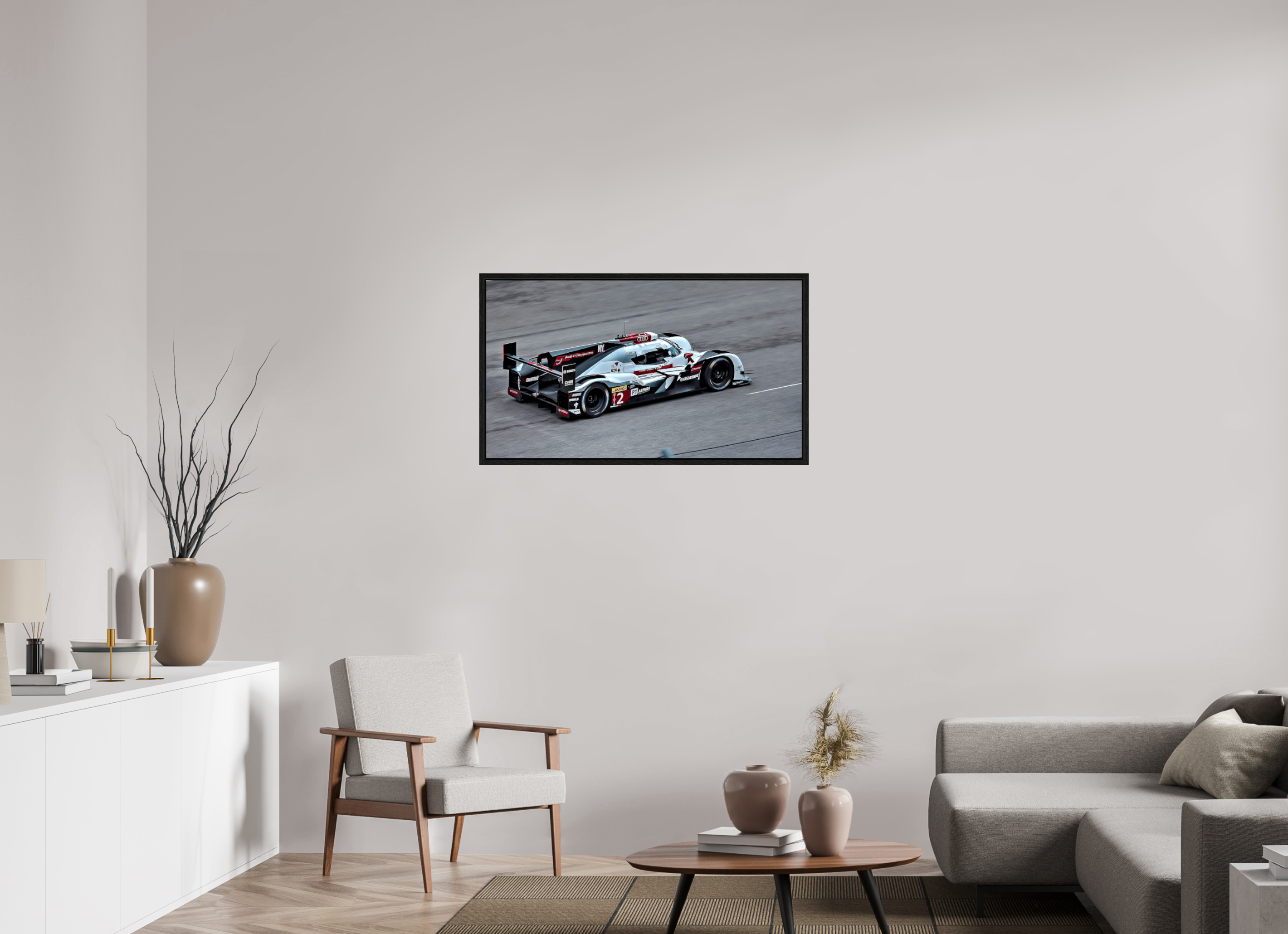40 x 22.5″, Floater Frame Austin WEC Audi hdr