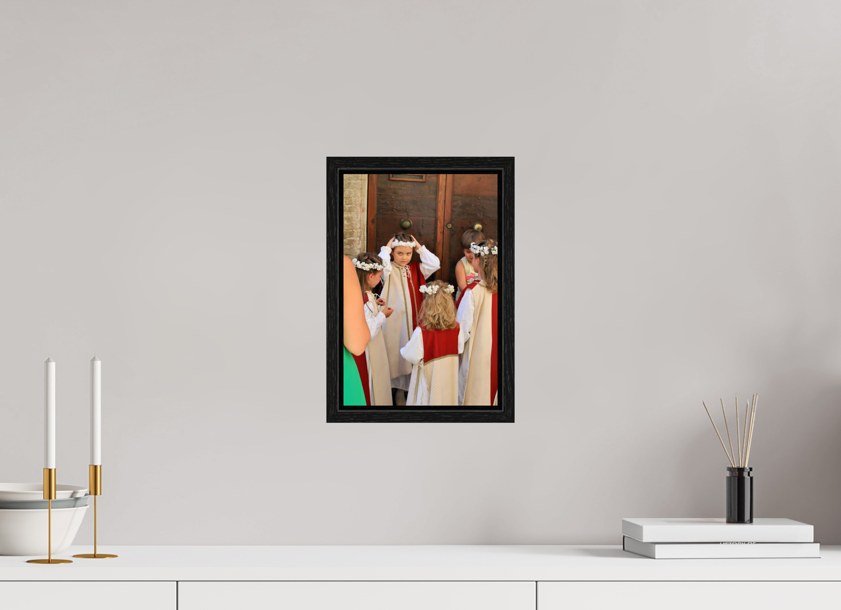 8 x 12″, Floater Frame Montepulciano Summer Festival 2