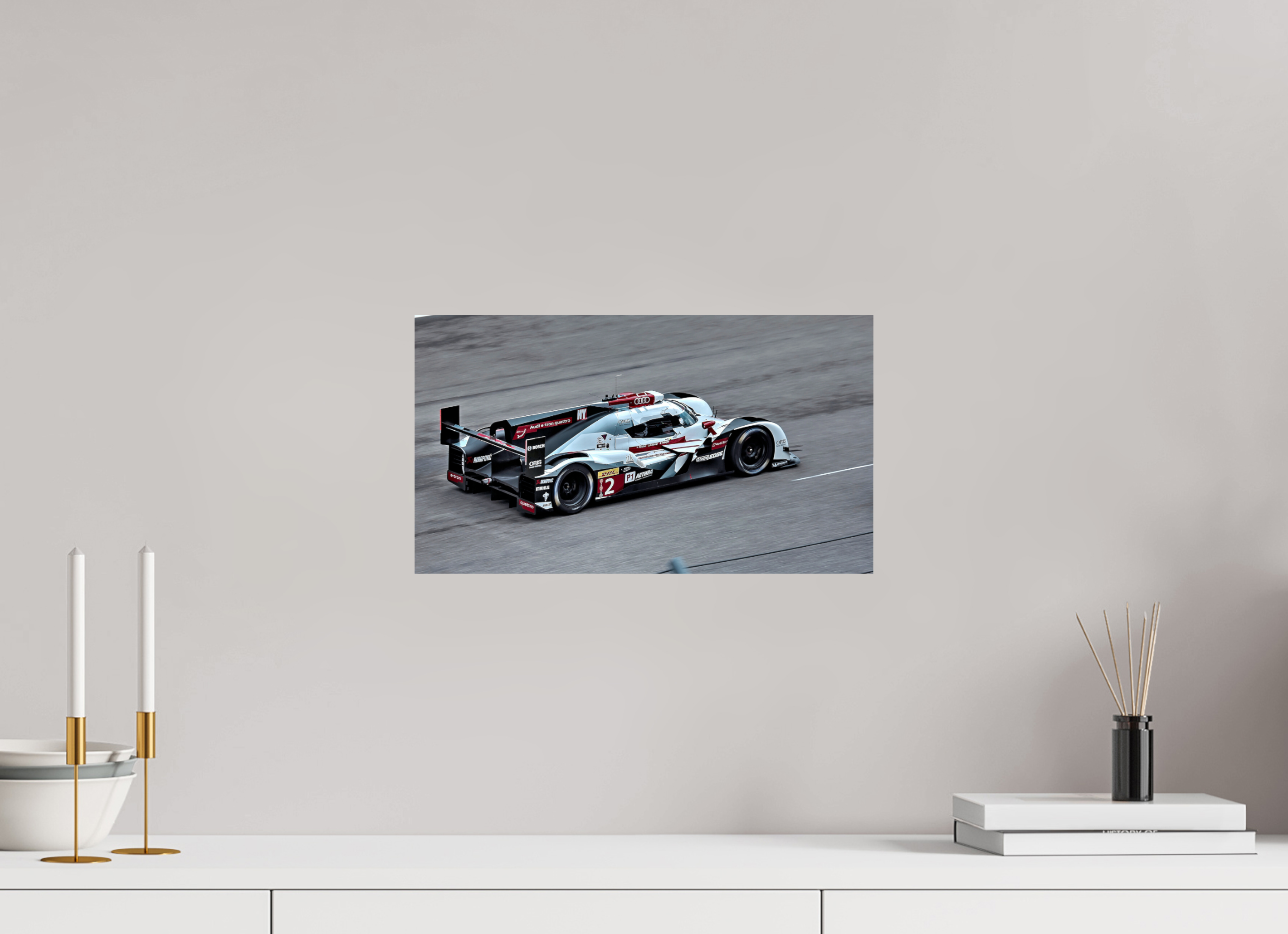 16 x 9″, Photo Print On Fuji Crystal DP II Austin WEC Audi hdr
