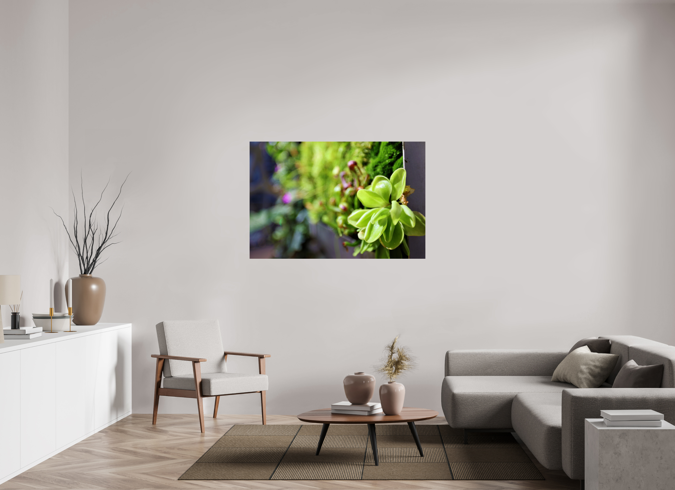 54 x 36″, Photo Print On Fuji Crystal DP II Green Wall