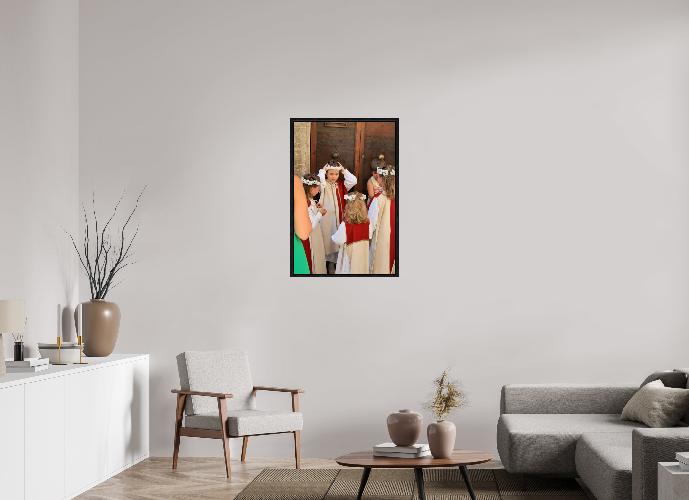 24 x 36″, Floater Frame Montepulciano Summer Festival 2