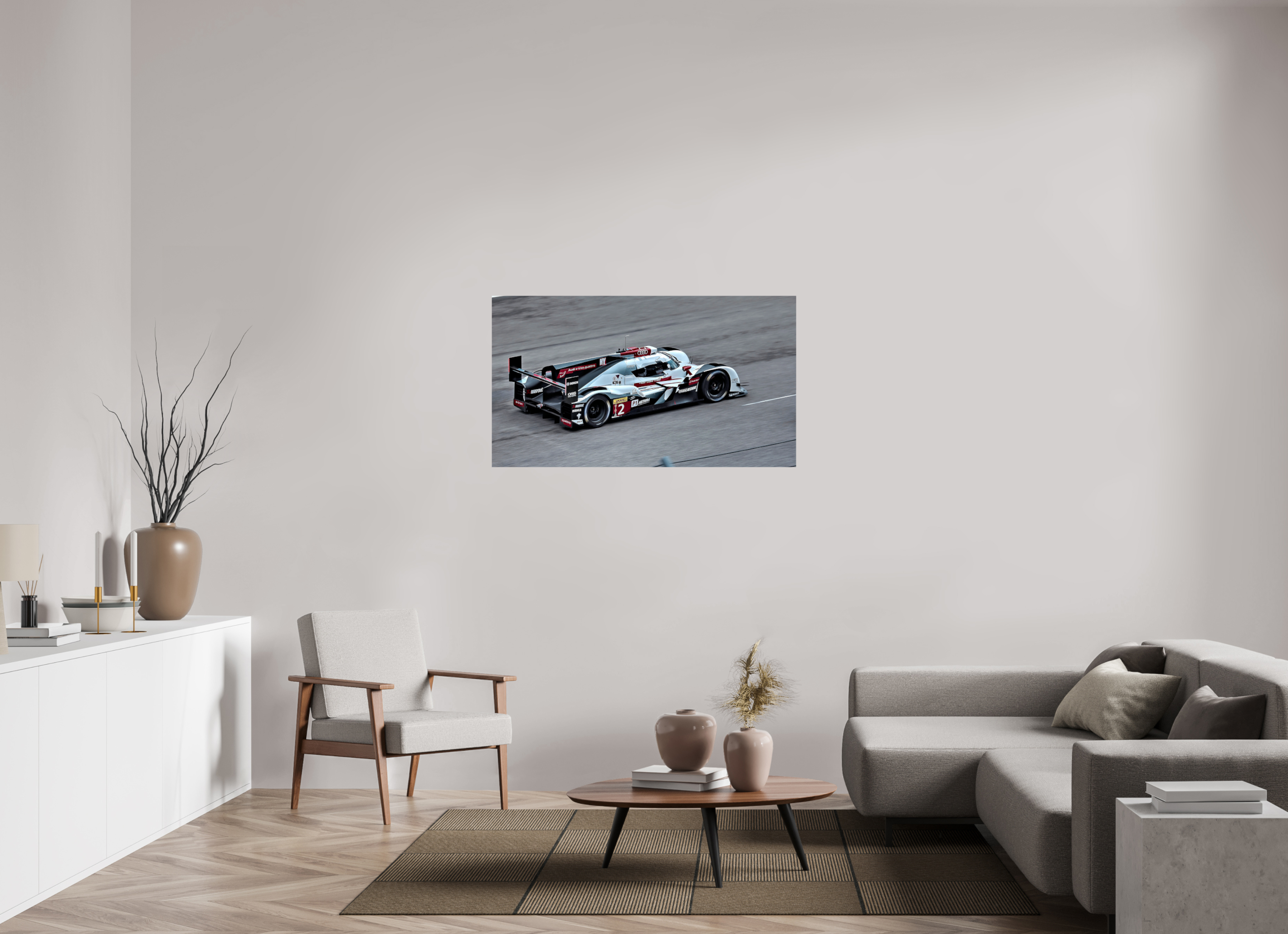 49 x 27.6″, Photo Print On Fuji Crystal DP II Austin WEC Audi hdr