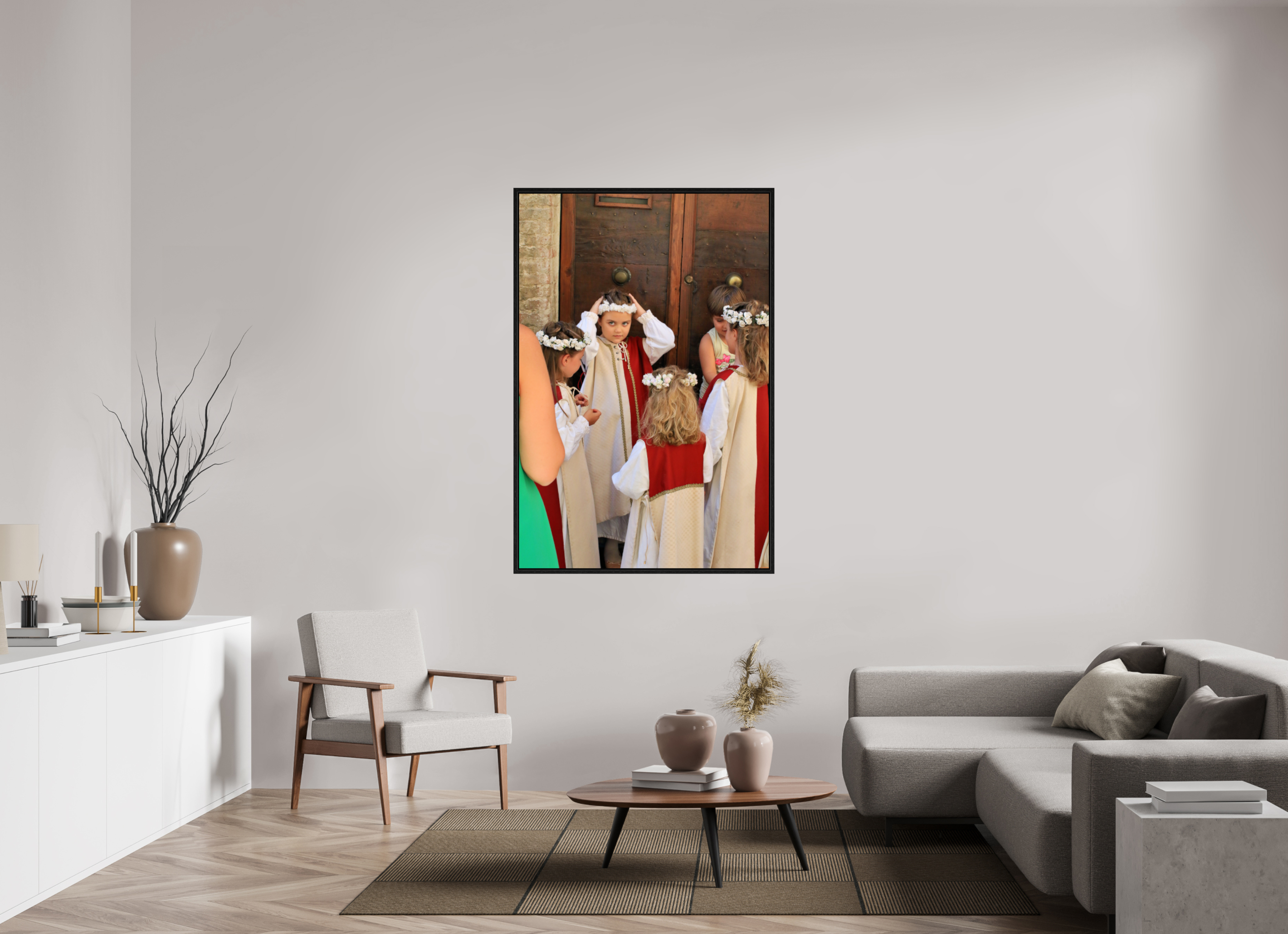 40 x 60″, Floater Frame Montepulciano Summer Festival 2