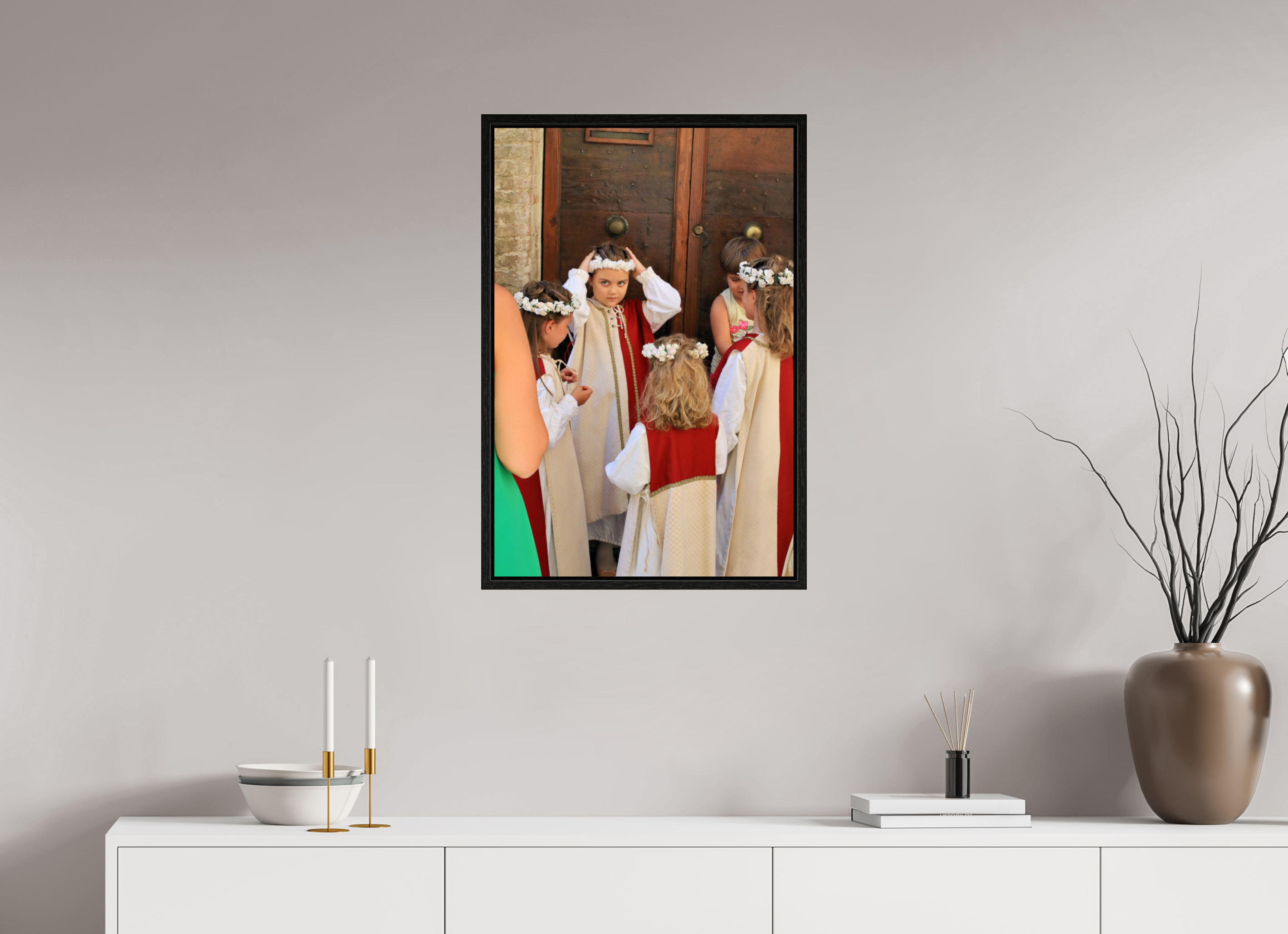 20 x 30″, Floater Frame Montepulciano Summer Festival 2